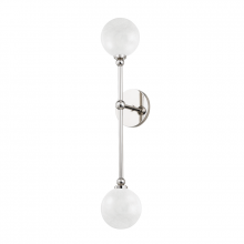  4802-PN - 2 LIGHT WALL SCONCE