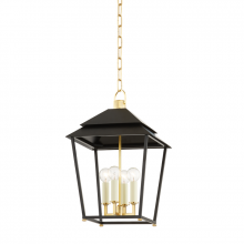 Hudson Valley 5119-AGB/SBK - 4 LIGHT LANTERN