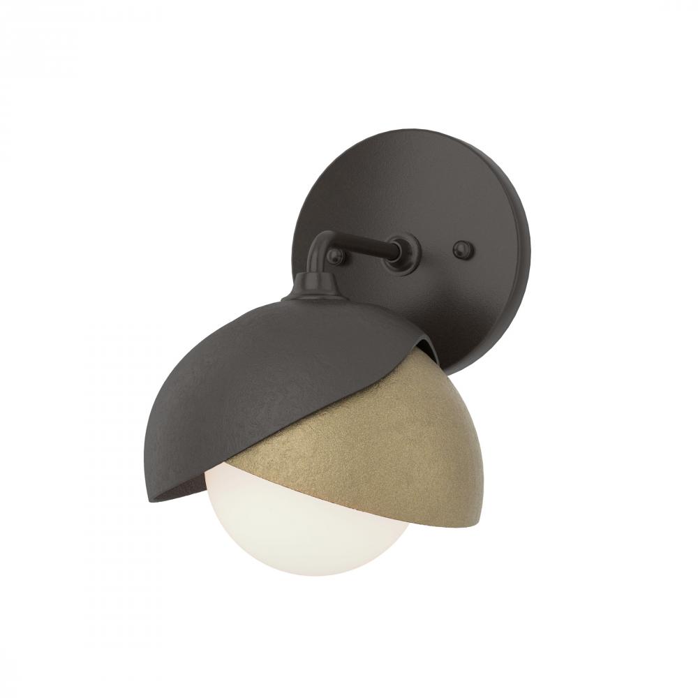 Brooklyn 1-Light Double Shade Bath Sconce