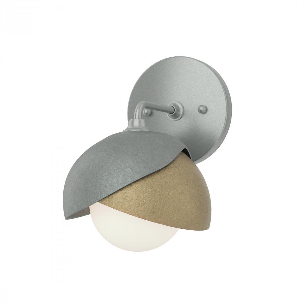 Brooklyn 1-Light Double Shade Bath Sconce