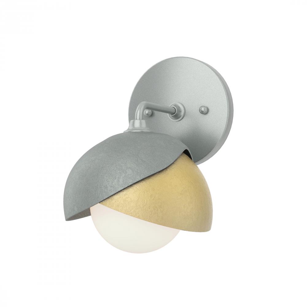 Brooklyn 1-Light Double Shade Bath Sconce