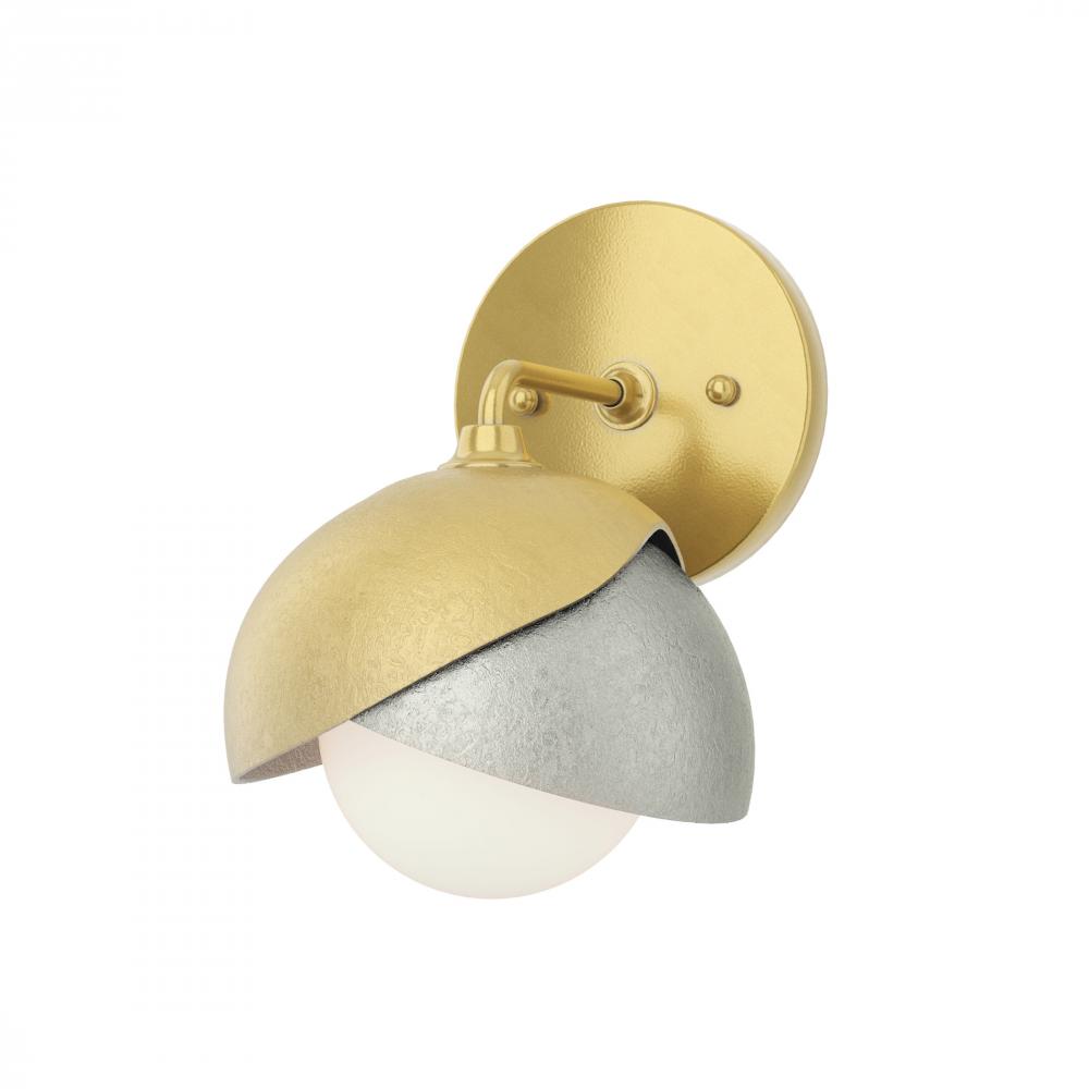 Brooklyn 1-Light Double Shade Bath Sconce