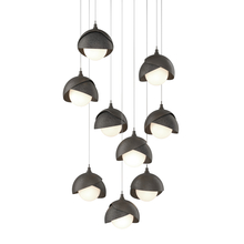 Hubbardton Forge 131105-SKT-LONG-07-20-GG0711 - Brooklyn 9-Light Double Shade Pendant