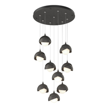 Hubbardton Forge 131105-SKT-STND-20-20-GG0711 - Brooklyn 9-Light Double Shade Pendant