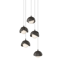 Hubbardton Forge 131125-SKT-LONG-07-14-GG0711 - Brooklyn 5-Light Double Shade Pendant