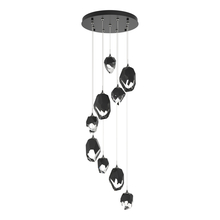 Hubbardton Forge 131142-SKT-LONG-89-BP0756 - Chrysalis 9-Light Mixed Crystal Pendant