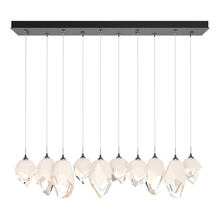 Hubbardton Forge 131145-SKT-LONG-20-WP0756 - Chrysalis 10-Light Mixed Crystal Pendant