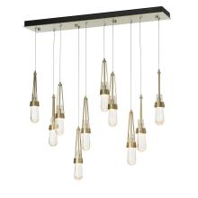  131200-SKT-STND-86-YG0434 - Link 10-Light Blown Glass Pendant