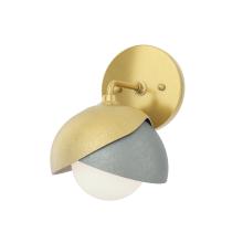 Hubbardton Forge 201374-SKT-86-82-GG0711 - Brooklyn 1-Light Double Shade Bath Sconce