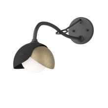 Hubbardton Forge 201377-SKT-10-84-GG0711 - Brooklyn 1-Light Double Shade Long-Arm Sconce