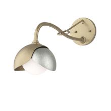 Hubbardton Forge 201377-SKT-84-85-GG0711 - Brooklyn 1-Light Double Shade Long-Arm Sconce