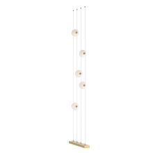 Hubbardton Forge 289520-LED-STND-86-GG0668 - Abacus 5-Light Floor to Ceiling Plug-In LED Lamp