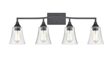  2104-MB - Caily 4-Light Vanity Matte Black