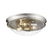  5229-BN - 3-Light Flushmount Ceiling Light Brushed Nickel