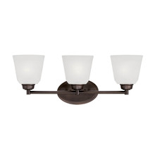  3223-RBZ - Franklin 3-Light Vanity Rubbed Bronze