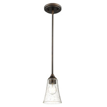  1461-RBZ - Natalie 1-Light Mini-Pendant light Rubbed Bronze