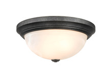  4603-BG - 2-Light Flushmount Ceiling Light Burnished Gold