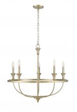  28005-MG - Emery 5-Light Chandelier Ceiling Light Modern Gold