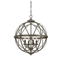  2284-AS - Lakewood 4-Light Pendant light Antique Silver