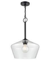  55201-MB - Morbelle 1-Light Pendant Light Matte Black