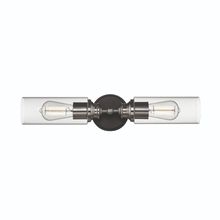  2412-MB/BN - 2-Light Vanity Matte Black/Brushed Nickel