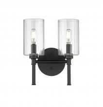  9922-MB - Chastine 2-Light Vanity Matte Black