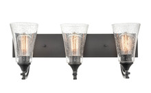  1493-MB - Natalie 3-Light Vanity Matte Black