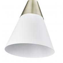  9241-MW/MG - Annos 1-Light Pendant light Matte White Modern Gold