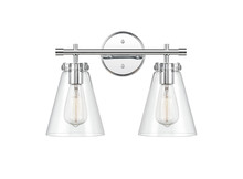  8122-CH - Aliza 2-Light Vanity Chrome