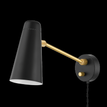  HL598201-AGB/SBK - ALEX Plug-in Sconce