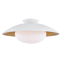 Mitzi by Hudson Valley Lighting H368601L-WH/GL - Cadence Semi Flush