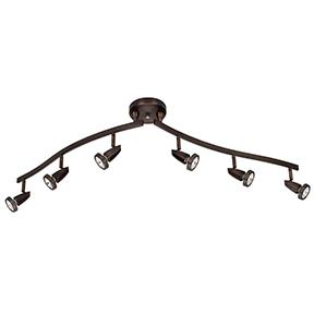 6 Light Adjustable LED Track