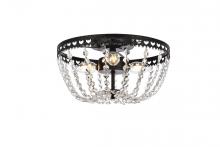  1112F14BK - Kylie 14 Inch Flush Mount in Black