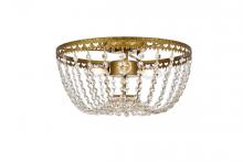  1112F14BR - Kylie 14 Inch Flush Mount in Brass