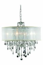  2016D24C+SH/SA - St. Francis 6 light Chrome Chandelier