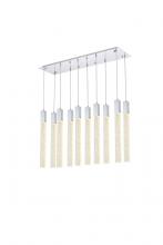  2066D42C - Weston 10 Lights Pendant in Chrome