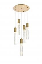  2089D20SG - Aurora 20 inch Chandelier in Satin Gold