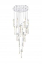  2089G42C - Aurora 42 inch Chandelier in Chrome