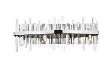  2200W30C - Serena 30 Inch Crystal Bath Sconce in Chrome