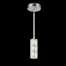  3500D1C - Polaris LED Light Chrome Pendant Clear Elegant Cut Crystal