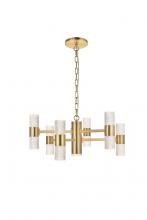  5200D26G - Vega 13 Light Gold LED Pendant