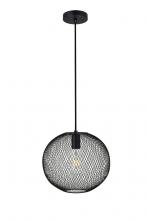  LD2250BK - Keller 1 Light Black Pendant