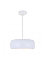  LD2412WH - Flynn 2 Light White Pendant