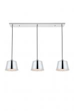  LD4057D40C - Nota 3 Light Chrome Pendant