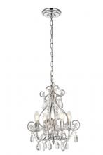  LD5018D12C - Kato Collection Pendant D12.6 H16.3 Lt:4 Chrome Finish