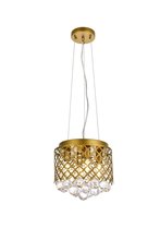  LD520D10BR - Tully 4 Lights Pendant in Brass