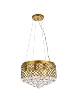  LD520D16BR - Tully 6 lights pendant in brass