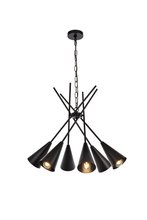  LD651D32BK - Casen 32 inch pendant in black