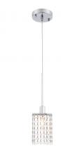  LD7500C - Taylor 1 light Chrome Pendant