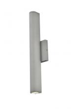  LDOD4008S - Raine Integrated LED wall sconce in silver